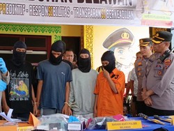 Polisi Tangkap Komplotan Begal Modus Umpan Wanita di Belawan