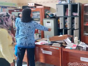 SDN I Gedaren Klaten Diacak-acak Maling, LCD-Uang Guru Raib