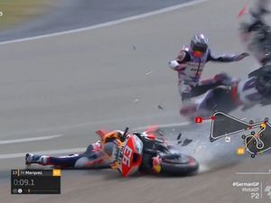 Marc Marquez Panen Hujatan Usai Tabrak Lari Johann Zarco di MotoGP Jerman