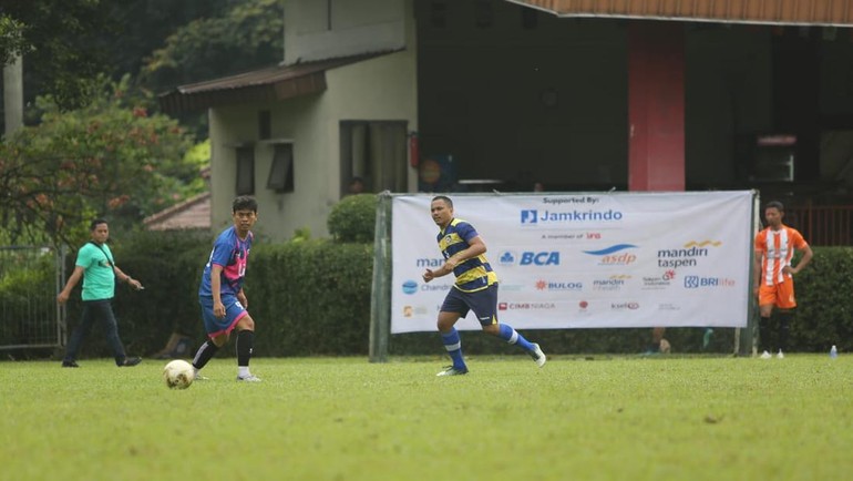 Turnamen mini soccer Fortabise Cup 2023, berlangsung di lapangan International Sports Club of Indonesia (ISCI), Ciputat, Tangerang Selatan, Sabtu (17/6).  
