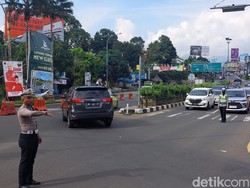 One Way Puncak Arah Jakarta Berakhir, Lalin Kembali Normal Dua Arah