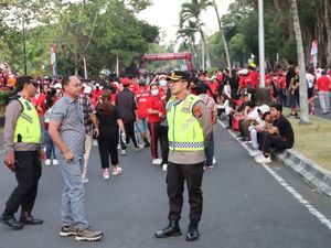 Polresta Denpasar Kerahkan 145 Personel Amankan Jalan Santai Ganjar Polresta Denpasar Kerahkan 145 Personel Amankan Jalan Santai Ganjar