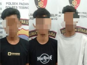 Curi 50 Pasang Sepatu, 3 Pria di Tebing Tinggi Ditangkap