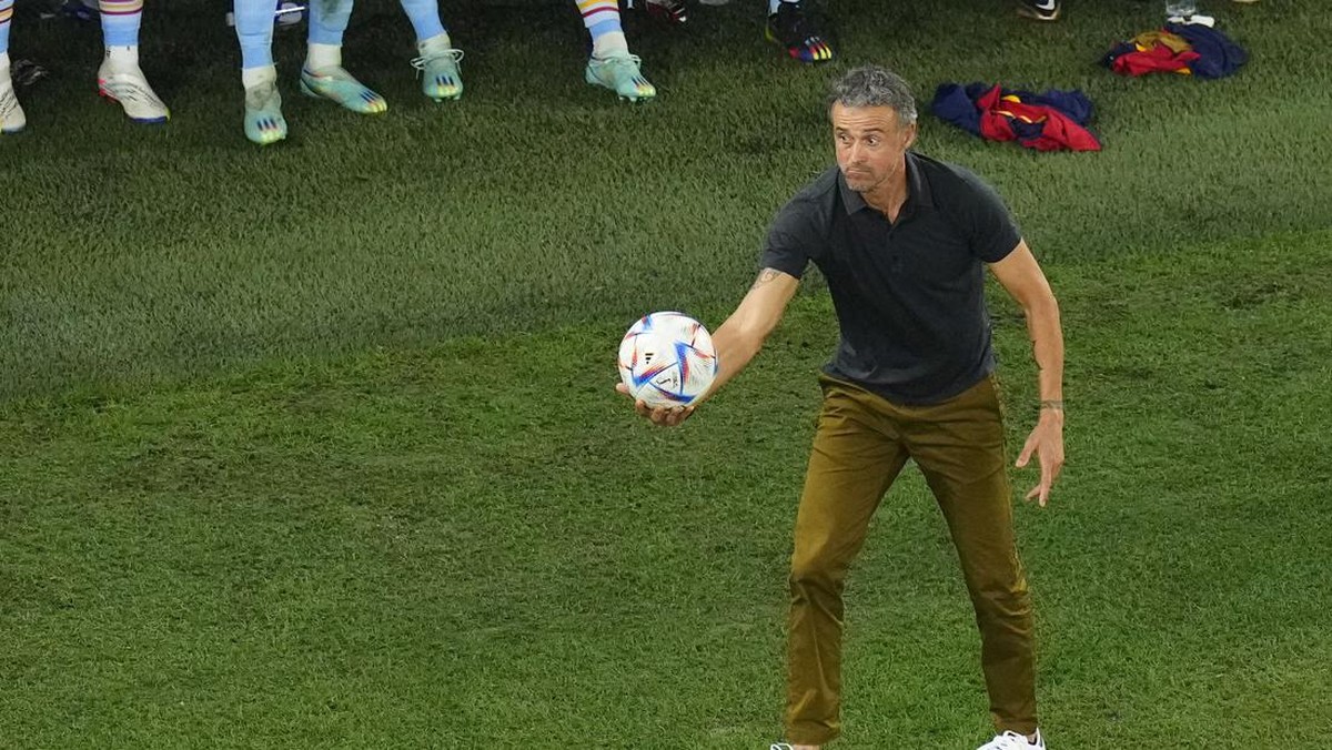 Luis Enrique. Foto: AP/Petr David Josek