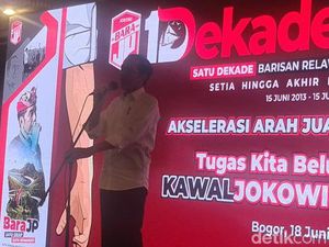 Jokowi ke Relawan: Berbeda Dukungan Jangan Sampai Berantem