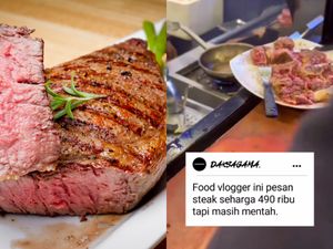 Beli Beefsteak Rp 490 Ribu, Food Vlogger Ini Malah Dapat Steak Masih Mentah