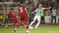 Asnawi sendiri mendapat banyak pujian karena dianggap sukses mematikan Alejandro Garnacho yang digadang-gadang sebagai bintang masa depan timnas Argentina. (Rifkianto Nugroho/detikcom)