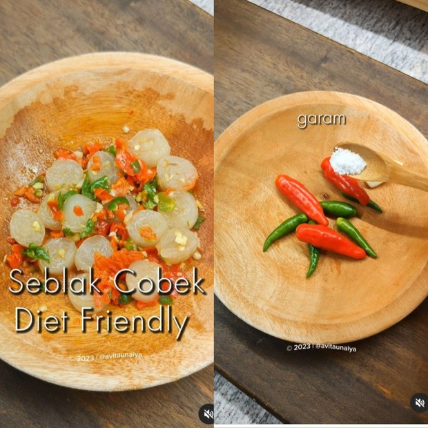 Bahan Seblak Coet Diet Friendly/ Foto: Instagram/avitaunaiya Foto: Instagram/avitaunaiya
