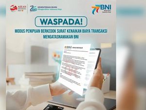 BNI Imbau Nasabah Waspada Modus Penipuan Kenaikan Tarif Transaksi