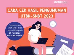 Infografis: Cara Cek Hasil Pengumuman UTBK-SNBT 2023