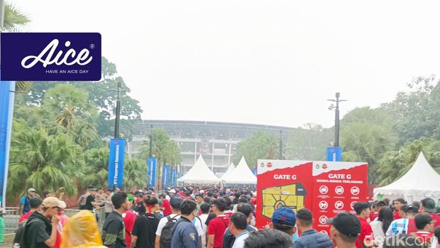GBK Ramai Jelang Indonesia vs Argentina