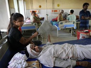 Pasien Membludak di RS India Terkait Serangan Panas, Suhu Nyaris 50 Derajat Celcius