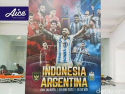 Timnas Argentina Disambut Meriah di GBK