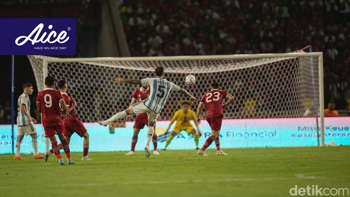 Babak pertama laga Indonesia vs Argentina di GBK dalam FIFA Match Day, Senin 19 Juni 2023.