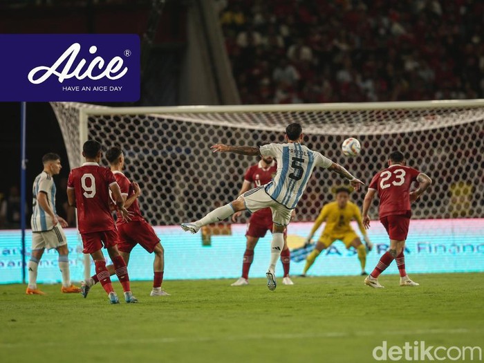 Babak pertama laga Indonesia vs Argentina di GBK dalam FIFA Match Day, Senin 19 Juni 2023.