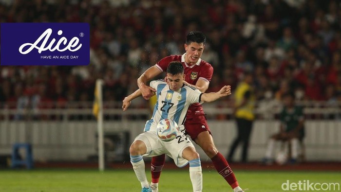 Babak pertama laga Indonesia vs Argentina di GBK dalam FIFA Match Day, Senin 19 Juni 2023.