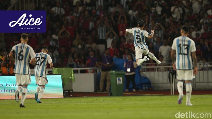 Babak pertama laga Indonesia vs Argentina di GBK dalam FIFA Match Day, Senin 19 Juni 2023.