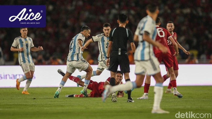 Babak pertama laga Indonesia vs Argentina di GBK dalam FIFA Match Day, Senin 19 Juni 2023.
