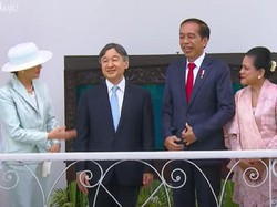 Jokowi Terima Kunjungan Kaisar dan Permaisuri Jepang di Istana Bogor