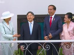 Jokowi Terima Kunjungan Kaisar dan Permaisuri Jepang di Istana Bogor