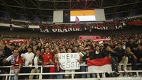 Sayangnya, Timnas Argentina datang ke Jakarta tanpa membawa tiga pemain andalannya Lionel Messi, Angel Di Maria dan Nicolas Otamendi. Ketiganya diizinkan pelatih Lionel Scaloni absen bermain melawan timnas Indonesia untuk berlibur lebih awal. (Rifkianto Nugroho/detikcom)