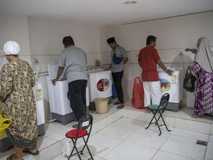 Melihat Fasilitas Ruang Mencuci untuk Jamaah Haji di Makkah