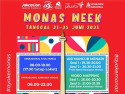 Monas Week 21-25 Juni 2023: Info Jadwal dan Cara Berkunjung