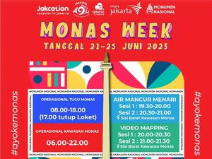 Monas Week 21-25 Juni 2023: Info Jadwal dan Cara Berkunjung Monas Week 21-25 Juni 2023: Info Jadwal dan Cara Berkunjung