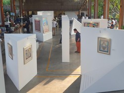 Gelaran Seni The Mystery of Flying Triangle, 39 Lukisan Dipamerkan