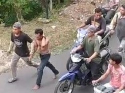Heboh Pria di Tlogowungu Pati Diarak Massa gegara Maling Tabung Gas