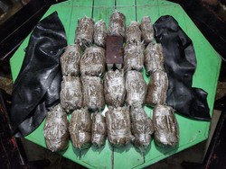 TNI Gagalkan Penyelundupan 8 Kg Ganja Dalam Ban Mobil di Perbatasan RI-PNG