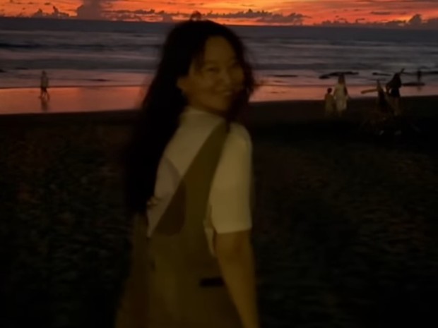 Potret Shin Min Ah di Bali