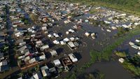 Potret Udara Dampak Banjir Bandang di Brasil