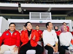 Prabowo hingga Kapolri Dampingi Jokowi Nonton Indonesia Vs Argentina