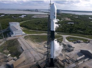 Video Momen Satelit Satria-1 Melesat Menuju Orbit