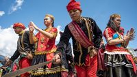 Semarak Festival Tampo Lore di Poso