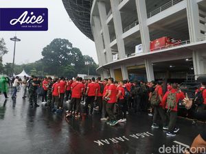 Suasana Terkini Stadion GBK Jelang Indonesia Vs Argentina Suasana Terkini Stadion GBK Jelang Indonesia Vs Argentina