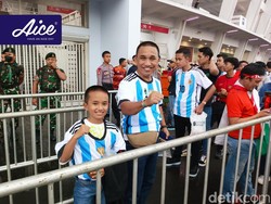 Fans Cilik dari Jambi ke GBK Mau Nonton Marselino dan Timnas Argentina