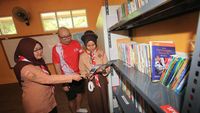 Asyik Perpustakaan SDN Singajaya 06 Jonggol Selesai Direvitalisasi