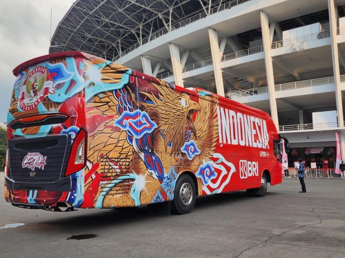 Bus Timnas Indonesia dari BRI