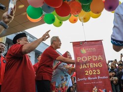 Ganjar Buka POPDA Jateng 2023 dan Resmikan Kawasan Olahraga Jatidiri