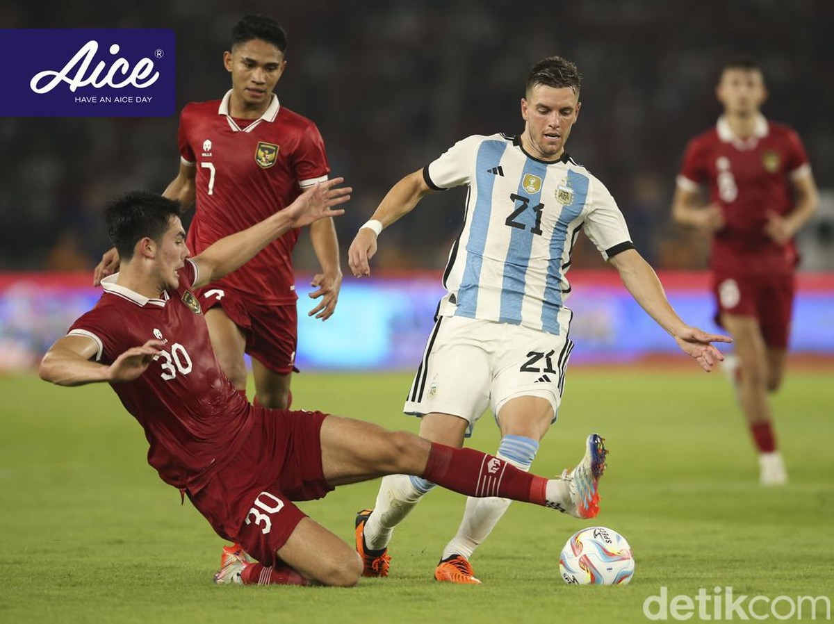 Indonesia vs Argentina di Stadion Utama Gelora Bung Karno. (Foto: Rifkianto Nugroho/detikcom)