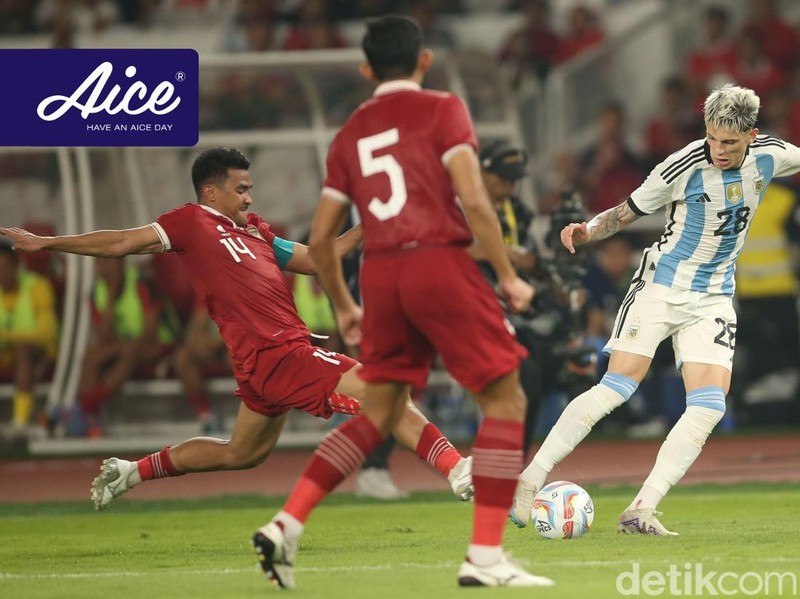 Laga Indonesia vs Argentina di GBK dalam FIFA Match Day, Senin 19 Juni 2023. Ada duel Asnawi mangkualam dan Alejandro Garnacho.