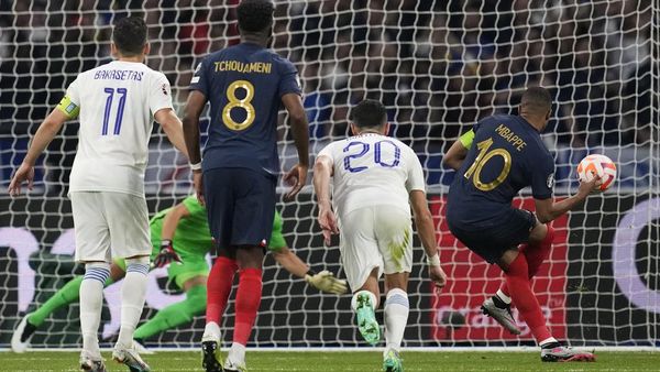 Kualifikasi Euro 2024: Gol Tunggal Mbappe Bawa Prancis Menang Atas Yunani