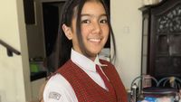 7 Foto Leticia, Putri Sheila Marcia dan Anji yang Baru Lulus SD, Curi Atensi