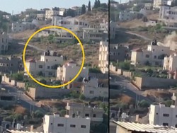 Duar! Mobil Tentara Israel Meledak Saat Serang Tepi Barat Palestina