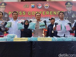 Kurir Sindikat Sumatera-Jawa Ditangkap, 28 Kg Sabu-10 Ribu Ekstasi Disita