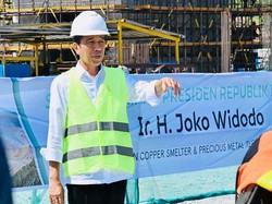 Jokowi Resmikan Smelter Amman Mineral Hari Ini