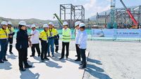 Penampakan Proyek Smelter Amman Mineral yang Dipantau Jokowi