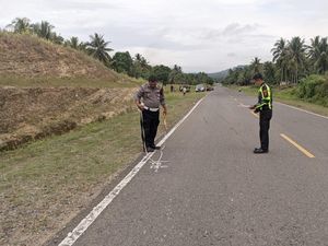 Pemotor di Gorontalo Tewas Ditabrak Lari Mobil, Tangan Korban Patah